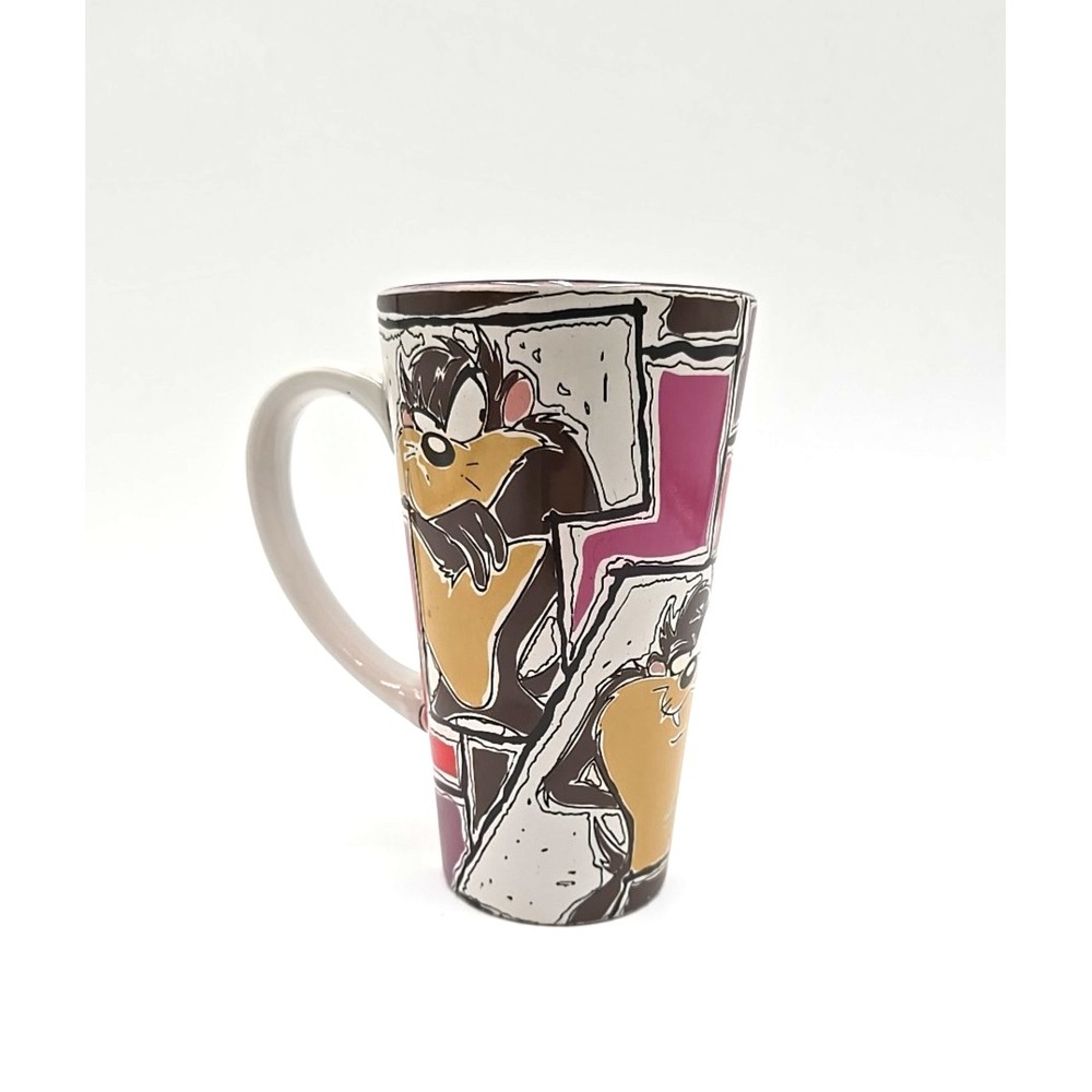 Taz Tazmanian Devil 1997 Looney Tunes Tall Coffee Mug Gibson 16‎ Oz Vintage